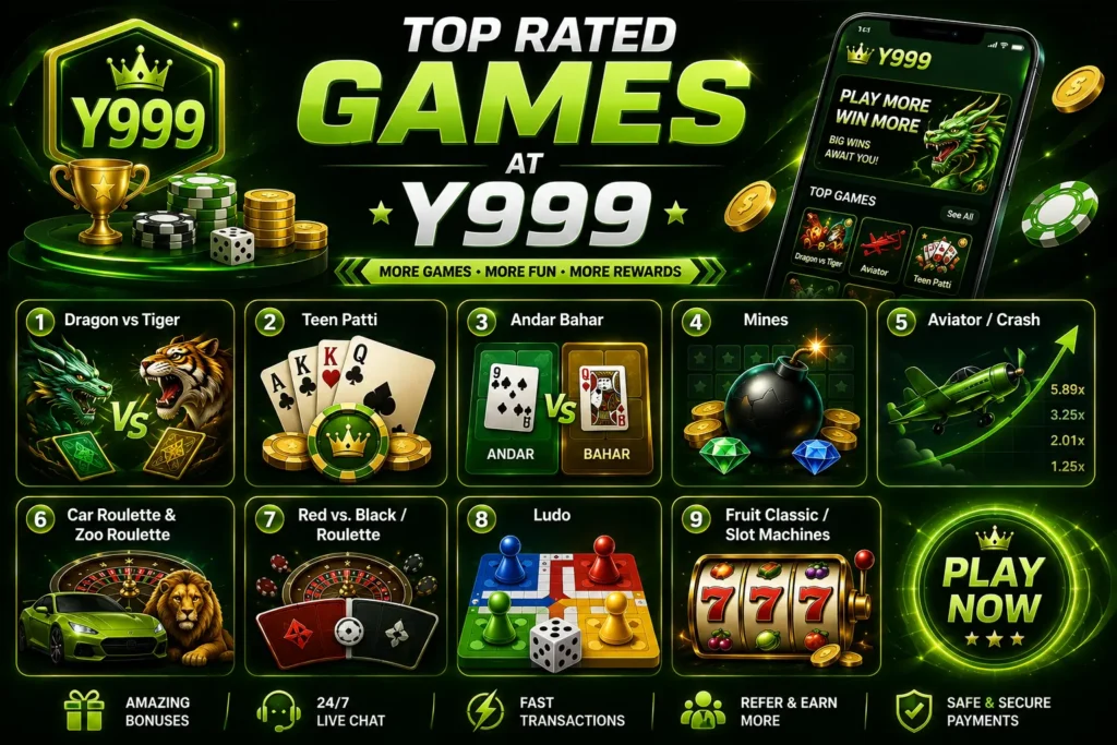 Top Rated Games at Y999