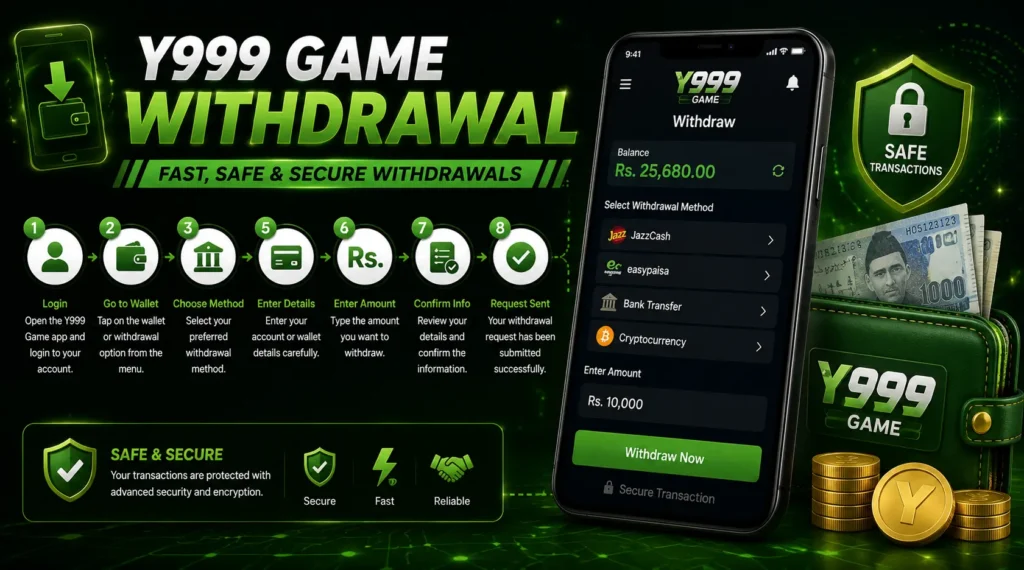 Y999 Withdrawal